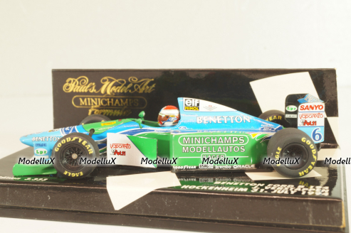 Benetton Ford B194 #6 J.Verstappen, Hockenheim 31 July 1994, 430940906, Minichamps 1:43