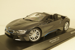 BMW I8 Roadster (I15) 2017 grey metallic, 155027030, Minichamps 1:18