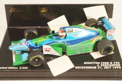 Benetton Ford B194 #6 J.Verstappen, Hockenheim 31 July 1994, 430940906, Minichamps 1:43