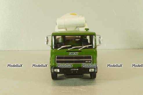 Fiat 697 NP mixer truck 1969, green/grey, CAMD082, Camion D'epoca #84, Deagostini 1:43