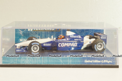 Williams BMW FW23 F1 #6  Winner GP Monza 16 September 2001, Juan Pablo Montoya, Formula 1, 400010126, Minichamps 1:43 