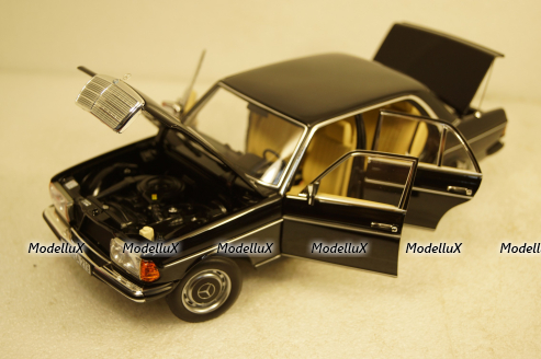 Mercedes 230E (W123) 1980, black, 183711, Norev 1:18