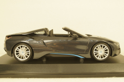 BMW I8 Roadster (I15) 2017 grey metallic, 155027030, Minichamps 1:18