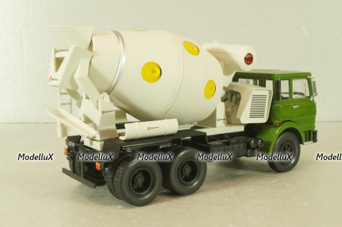 Fiat 697 NP mixer truck 1969, green/grey, CAMD082, Camion D'epoca #84, Deagostini 1:43