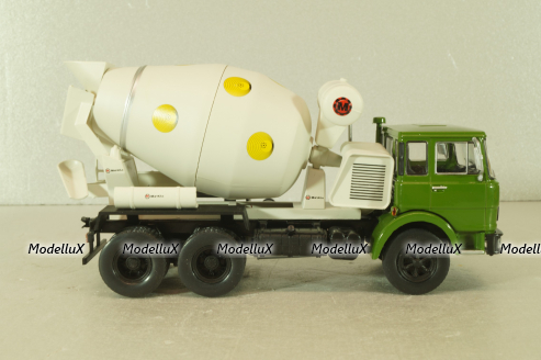 Fiat 697 NP mixer truck 1969, green/grey, CAMD082, Camion D'epoca #84, Deagostini 1:43