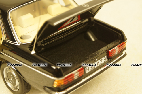 Mercedes 230E (W123) 1980, black, 183711, Norev 1:18