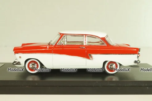Ford Taunus 17M 1957, red/white, PRD387, PremiumX 1:43