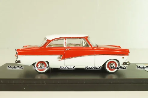 Ford Taunus 17M 1957, red/white, PRD387, PremiumX 1:43