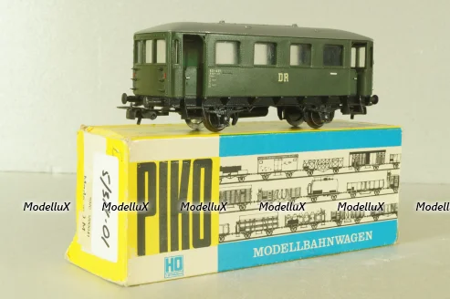Вагон пассажирский DR #531-431  2-axel, green, E647 5/314-01, Piko 1:87