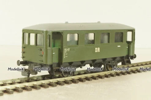 Вагон пассажирский DR #531-431  2-axel, green, E647 5/314-01, Piko 1:87