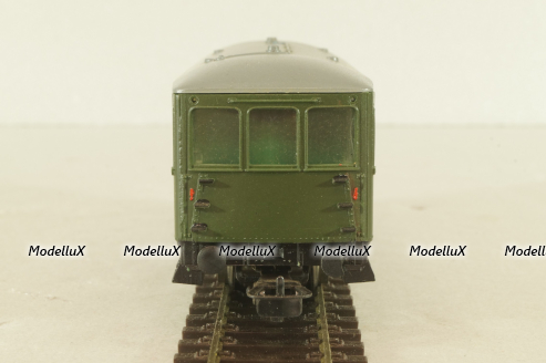 Вагон пассажирский DR #531-431  2-axel, green, E647 5/314-01, Piko 1:87