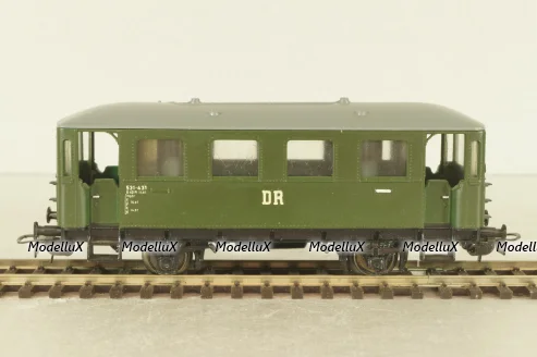 Вагон пассажирский DR #531-431  2-axel, green, E647 5/314-01, Piko 1:87