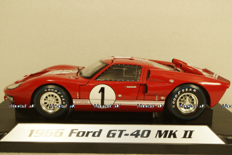 Ford GT-40 MK II #1 winner 12h Sebring 1966 Miles, Ruby, Shelby Collectibles 1:18