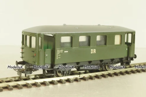 Вагон пассажирский DR #531-431  2-axel, green, E647 5/314-01, Piko 1:87