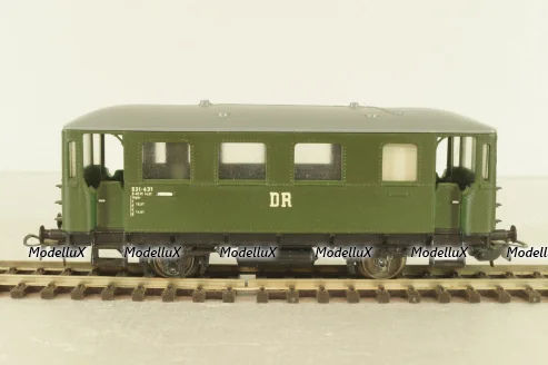 Вагон пассажирский DR #531-431  2-axel, green, E647 5/314-01, Piko 1:87