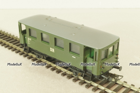 Вагон пассажирский DR #531-431  2-axel, green, E647 5/314-01, Piko 1:87