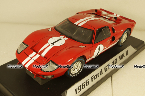 Ford GT-40 MK II #1 winner 12h Sebring 1966 Miles, Ruby, Shelby Collectibles 1:18