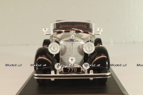 Mercedes 770K Convertible black, CLC317N, IXO 1:43