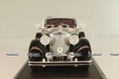 Mercedes 770K Convertible black, CLC317N, IXO 1:43