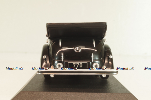 Mercedes 770K Convertible black, CLC317N, IXO 1:43