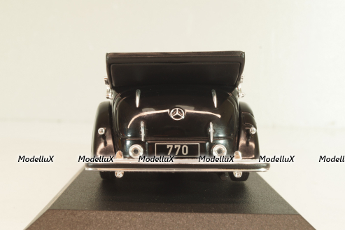 Mercedes 770K Convertible black, CLC317N, IXO 1:43