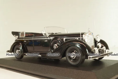 Mercedes 770K Convertible black, CLC317N, IXO 1:43