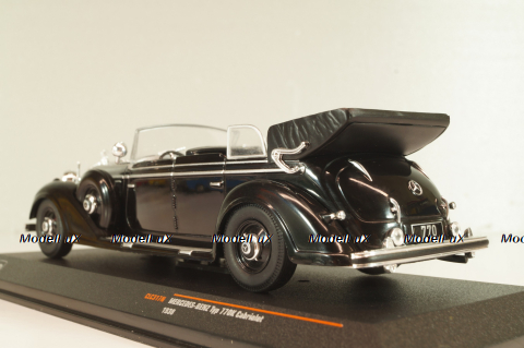 Mercedes 770K Convertible black, CLC317N, IXO 1:43