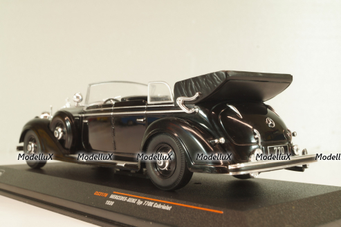 Mercedes 770K Convertible black, CLC317N, IXO 1:43