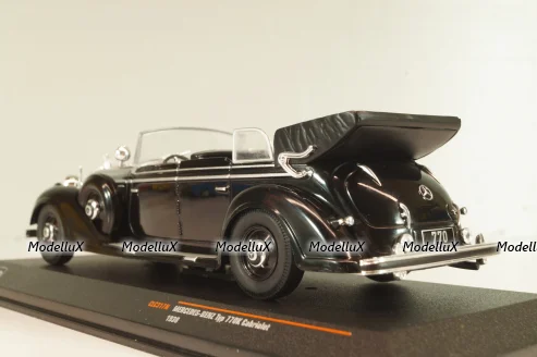 Mercedes 770K Convertible black, CLC317N, IXO 1:43