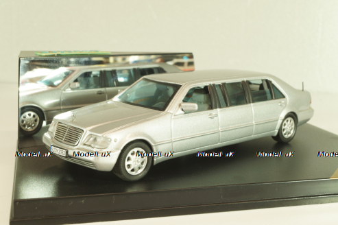 Mercedes-Benz S 600 (W140) Pullmann 1999, silver, VMC99025, Vitesse 1:43 Уценка!