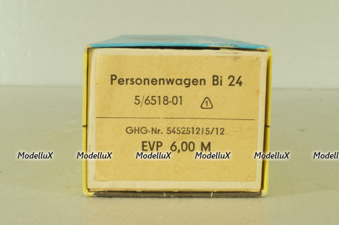 Вагон пассажирский Bi 24 2-axel DR #343-207, green, 5/6518-01, Piko 1:87, Piko 1:87