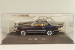 Mercedes-Benz 350 SL (R107) hardtop 1971, MBOMS010, Mercedes-Benz Offizielle Modell Sammlung #10, Altaya 1:43