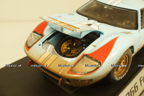 Ford GT40 MK II Dirty Version #1 24h LeMans 1966 Miles, Hulme, Shelby Collectibles 1:18
