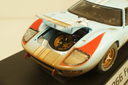 Ford GT40 MK II Dirty Version #1 24h LeMans 1966 Miles, Hulme, Shelby Collectibles 1:18