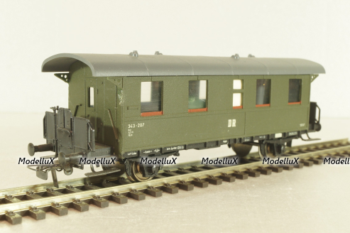 Вагон пассажирский Bi 24 2-axel DR #343-207, green, 5/6518-01, Piko 1:87, Piko 1:87