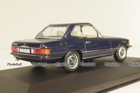 Mercedes-Benz 350 SL (R107) hardtop 1971, MBOMS010, Mercedes-Benz Offizielle Modell Sammlung #10, Altaya 1:43