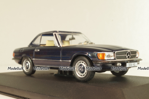 Mercedes-Benz 350 SL (R107) hardtop 1971, MBOMS010, Mercedes-Benz Offizielle Modell Sammlung #10, Altaya 1:43