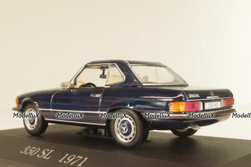 Mercedes-Benz 350 SL (R107) hardtop 1971, MBOMS010, Mercedes-Benz Offizielle Modell Sammlung #10, Altaya 1:43
