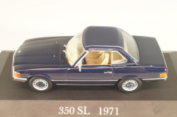 Mercedes-Benz 350 SL (R107) hardtop 1971, MBOMS010, Mercedes-Benz Offizielle Modell Sammlung #10, Altaya 1:43