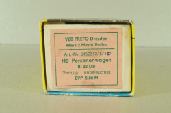 Passenger wagon Bi 33 2-axel, DB #140048, red, 5452512/5/18, Piko 1:87