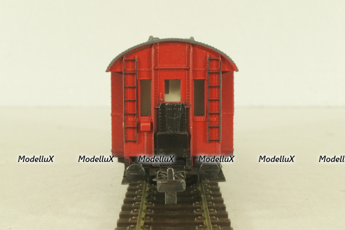 Passenger wagon Bi 33 2-axel, DB #140048, red, 5452512/5/18, Piko 1:87