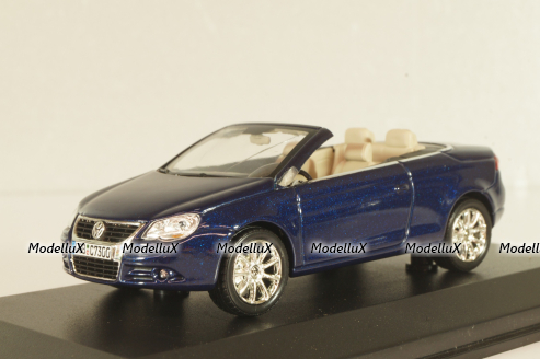 Volkswagen EOS Cabriolet 2006, blue, 1FS099300DSQ, Norev 1:43 Уценка!