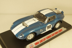 Shelby Cobra Daytona Coupe #98 1965 blue, Shelby Collectibles 1:18