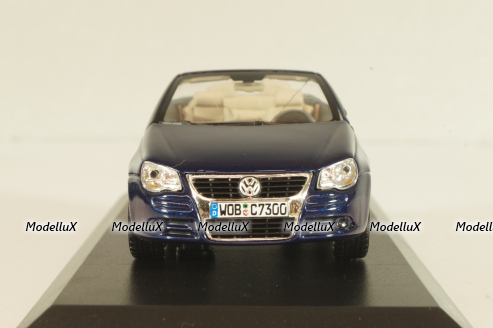 Volkswagen EOS Cabriolet 2006, blue, 1FS099300DSQ, Norev 1:43 Уценка!