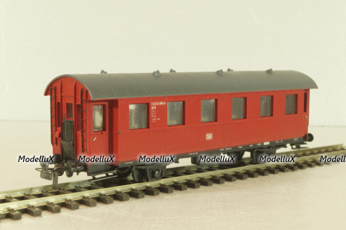 Passenger wagon Bi 33 2-axel, DB #140048, red, 5452512/5/18, Piko 1:87