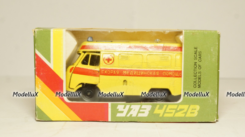 УАЗ 452 В Скорая помощь, чума, 1:43