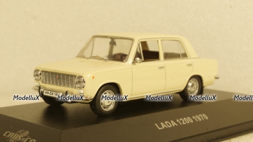 Ваз-2101 Жигули 1970г. Lada 1200, бежевый  лимит 999шт, Cars&Co 1:43