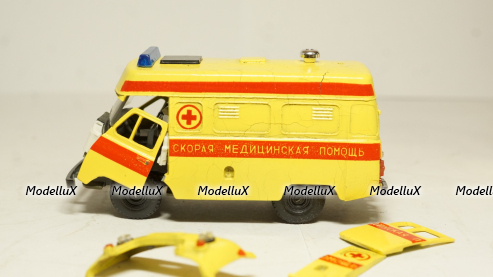 УАЗ 452 В Скорая помощь, чума, 1:43