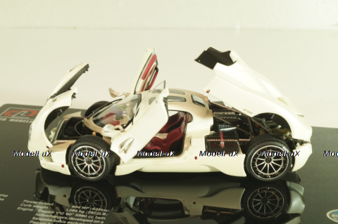 Pagani Utopia 2022, white, 43012WH, LCD 1:43