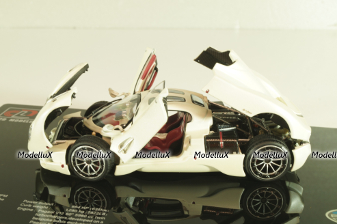 Pagani Utopia 2022, white, 43012WH, LCD 1:43